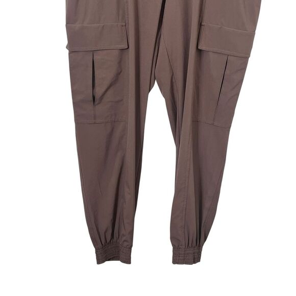 Athleta Chelsea Utility Jogger Pants Women’s Size 16 Brown Stretch Tapered Cargo - Picture 4 of 13